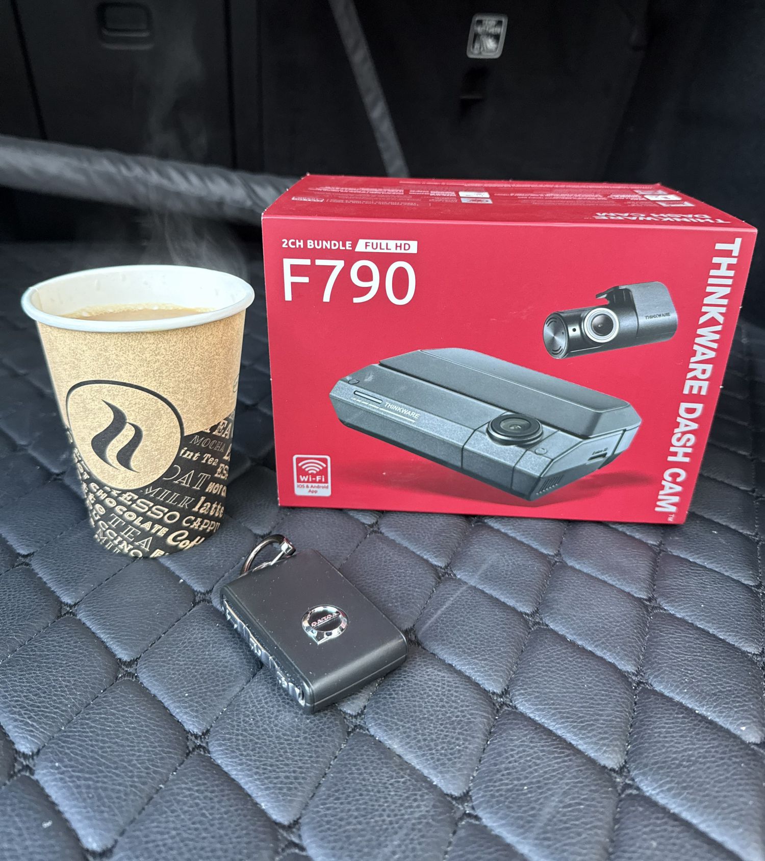 Thinkware F790 front and rear dash cam system supplied and installed by JPD Installations